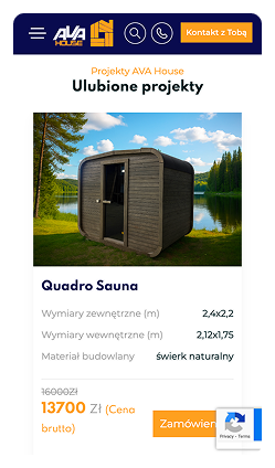 Кейс AVA House: скриншот сайта, экран 7 из 10