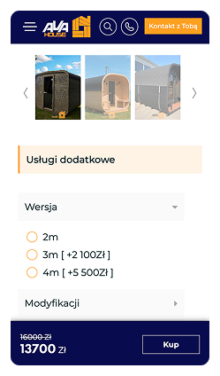 Кейс AVA House: скриншот сайта, экран 8 из 10