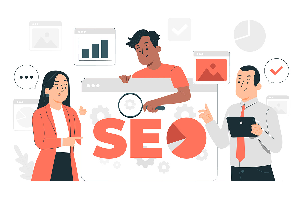 Иллюстрация к статье «SEO продвижение в 2026 году»