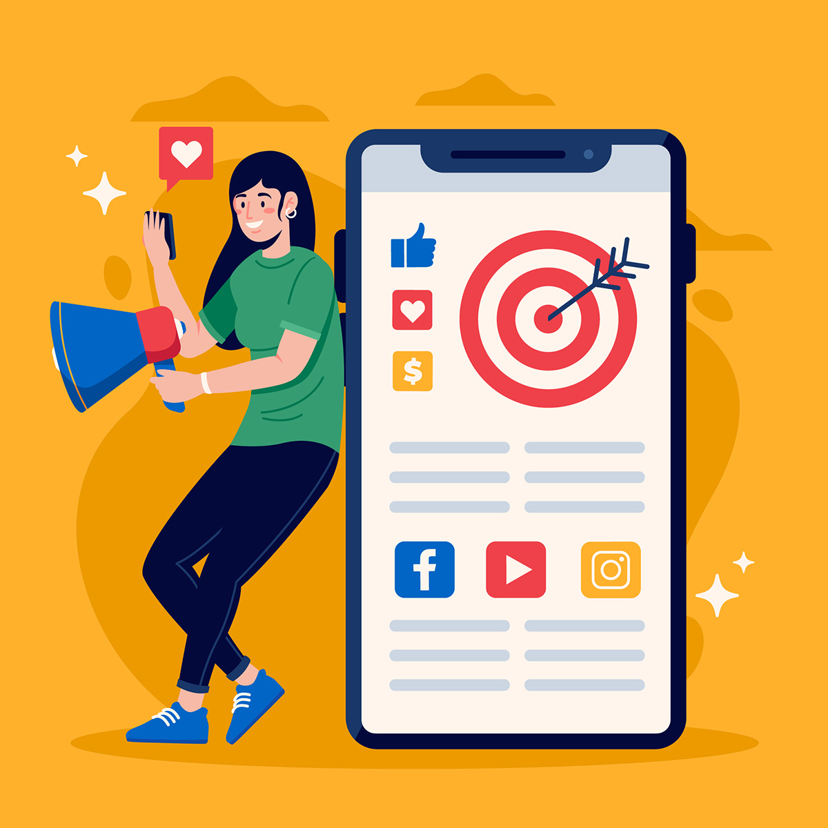 Иллюстрация к статье «Как настроить таргет в соцсетях?»